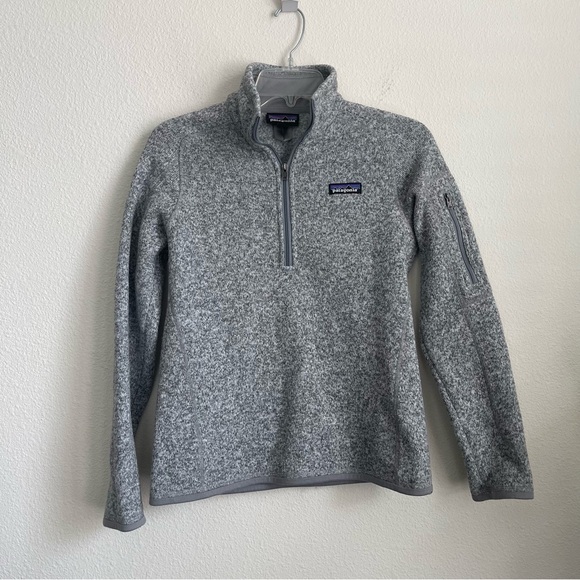 Patagonia 1/4 Half Zip Pullover Heather Better Sweater - Picture 2 of 6